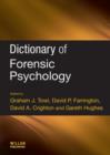 Dictionary of Forensic Psychology - Book