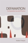 Defamation : Comparative Law and Practice - Book