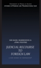 Judicial Recourse to Foreign Law : A New Source of Inspiration? - Book