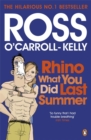 Rhino What You Did Last Summer - Book