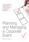Planning and Managing a Corporate Event - Book