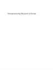 Entrepreneurship Research in Europe : Outcomes and Perspectives - eBook