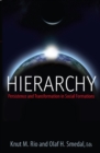 Hierarchy : Persistence and Transformation in Social Formations - eBook