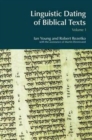 Linguistic Dating of Biblical Texts : An Introduction to Approaches and Problems - Book