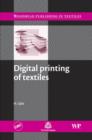 Digital Printing of Textiles - eBook