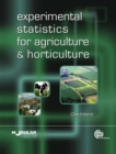 Experimental Statistics for Agriculture and Horticulture - Book