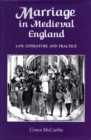Marriage in Medieval England: Law, Literature and Practice - eBook