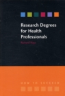 Research Degrees for Health Professionals - Book