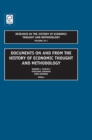 Documents on and from the History of Economic Thought and Methodology - eBook