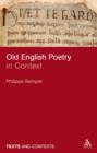 Old English Poetry in Context - Book