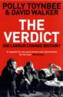 The Verdict : Did Labour Change Britain? - Book