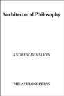 Architectural Philosophy - eBook