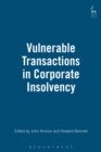 Vulnerable Transactions in Corporate Insolvency - eBook