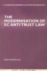 The Modernisation of EC Antitrust Law - eBook