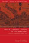 Unfair Contract Terms in European Law : A Study in Comparative and Ec Law - eBook