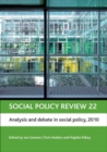 Social policy review 22 : Analysis and debate in social policy, 2010 - eBook