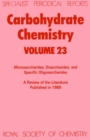 Carbohydrate Chemistry : Volume 23 - eBook
