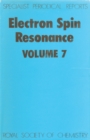 Electron Spin Resonance : Volume 7 - eBook