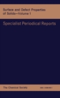 Surface and Defect Properties of Solids : Volume 1 - eBook