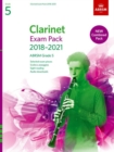 Clarinet Exam Pack 2018-2021, ABRSM Grade 5 : Selected from the 2018-2021 syllabus. Score & Part, Audio Downloads, Scales & Sight-Reading - Book