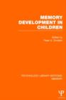 Memory Development in Children (PLE: Memory) - Book