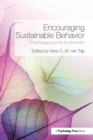 Encouraging Sustainable Behavior : Psychology and the Environment - Book