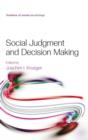 Social Judgment and Decision Making - Book