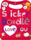 I Love You : Sticker Doodle - Book