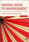Making Sense of Management : A Critical Introduction - Book