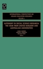 Autonomy in Social Science Research : The View from United Kingdom and Australian Universities - eBook