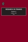 Research in Finance - eBook