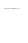 Social Policy in a Developing World - eBook