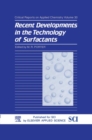 Recent Developments in the Technology of Surfactants - Book