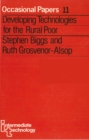 Developing Technologies for the Rural Poor - Book