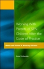 Working with Parents of SEN Children after the Code of Practice - Book