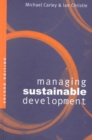 Managing Sustainable Development - Book