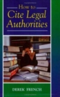 How to Cite Legal Authorities - Book