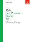 Easy Progressive Studies, Set I : for Viola - Book