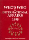 Who's Who in International Affairs 1998 - Book