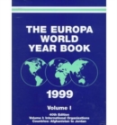 Europa World Year Bk 1999 Set - Book