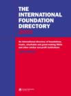 The International Foundation Directory 2003 - Book