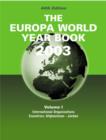 Europa World Year Book V1 Usa - Book