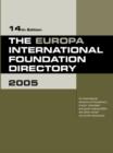 The Europa International Foundation Directory 2005 - Book