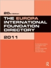 The Europa International Foundation Directory 2011 - Book