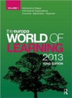 The Europa World of Learning 2013 - Book