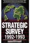 Strategic Survey 1992-1993 - Book