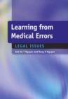 Learning from Medical Errors : Legal Issues - Book