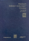 Waterlow's Solicitors' and Barristers' Directory - Book