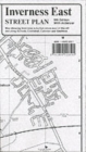 Inverness East Street Plan with Ardersier : Map Showing Inverness Suburban Areas East of the A9 Including Balloch, Cradlehall, Culloden - Book