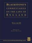 Blackstone's Commentaries on the Laws of England Volumes I-IV - Book